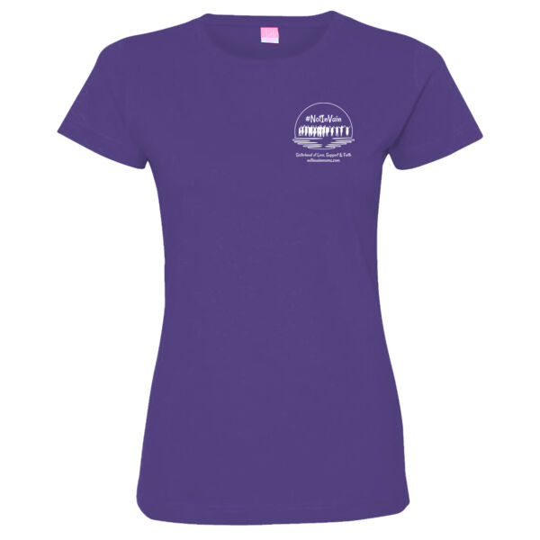 Not in Vain Purple Women's T-Shirt  Thumbnail